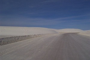 Road through dunes