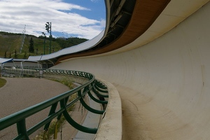 Bobsled and luge track