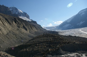 Columbia icefield - Andromeda and Athabasca glaciers