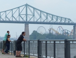 La Ronde Montreal from across the river