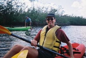 Kevin in kayak