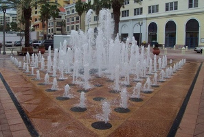 Clematis Street fountain