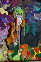Crocheted coral reef