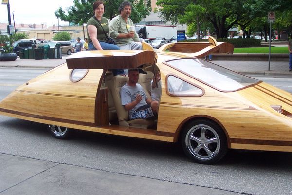Wooden Gull Wing Car