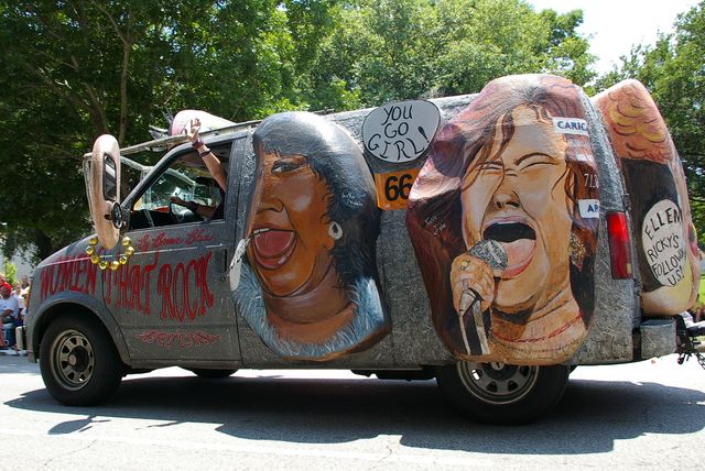The Women Rock Art Car