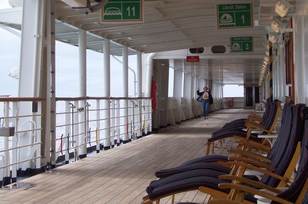 Lower promenade deck