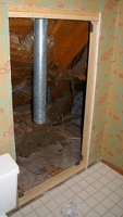 Old furnace removed