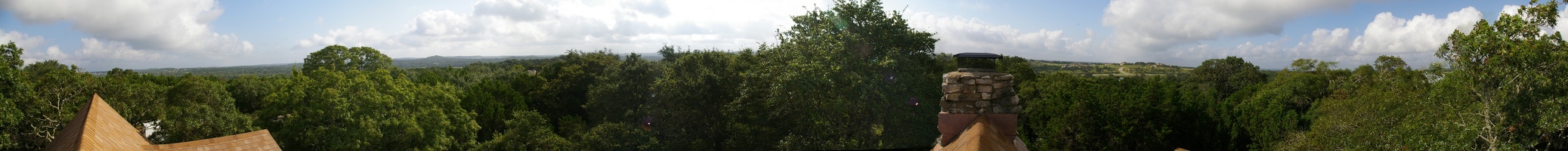 Panoramic view from roof