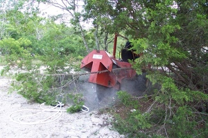 Rock saw cutting