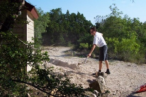 Filling the trench