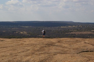 Kevin at the top of Enchanted Rock