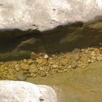 Rocks underwater