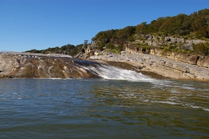 Pedernales falls, normal flow