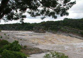 Pedernales falls, flooding