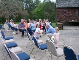 Flower girls walking