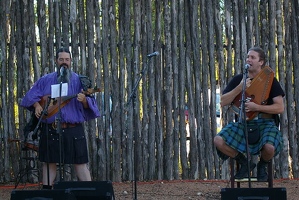 Cedric the fiddler and Marc Gunn