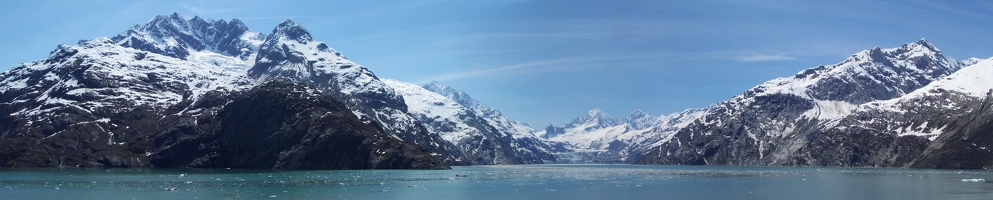 Johns Hopkins glacier panoramic