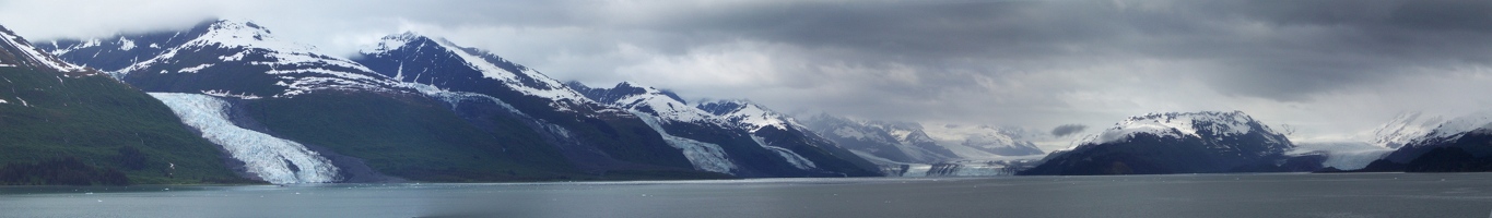 College Fiord panoramic