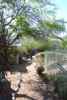 Resort courtyard