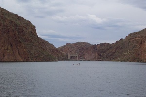 Dam on Canyon Lake