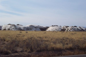 Entering white sands area