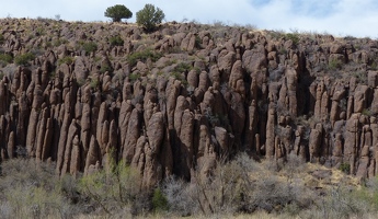 Rock outcrops