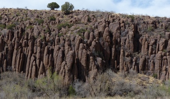 Rock outcrops