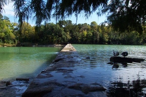 Blanco River dam