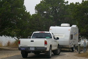 Campsite on the lake