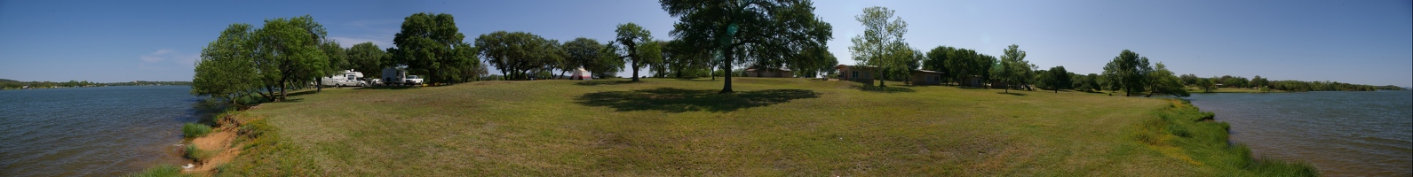 Panoramic campsite