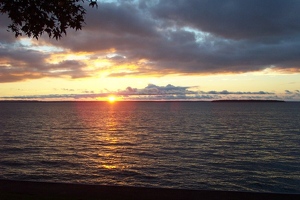 Sunset over Lake Livingston