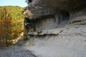 Rock formation along East trail
