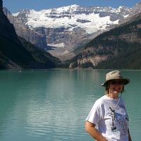 Kay at Lake Louise