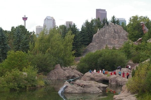 Calgary downtown from Dinosaur Park