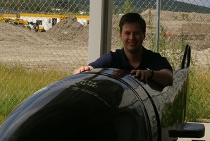 Kevin in bobsled