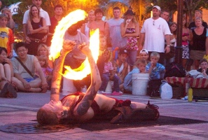 Fire dancer