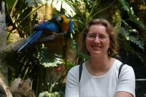 Kay in rainforest