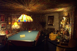 Basement pool room