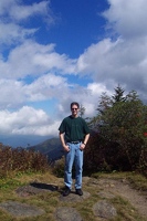 Kevin on top of the mountain