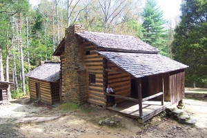 Old cabin in Cades Cove