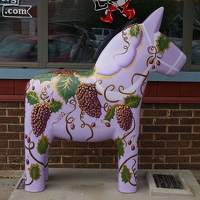 Dala horse in Lindsborg