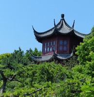 Chinese garden pavilion
