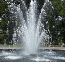 Fountain near entrance