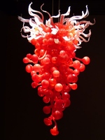 Ruby Pineapple Chandelier