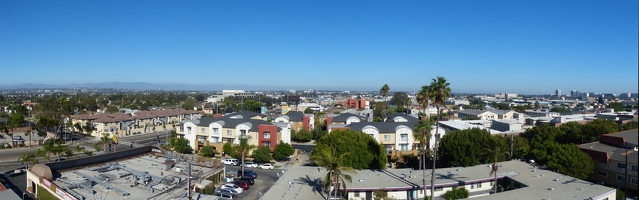 View from our hotel room in LA