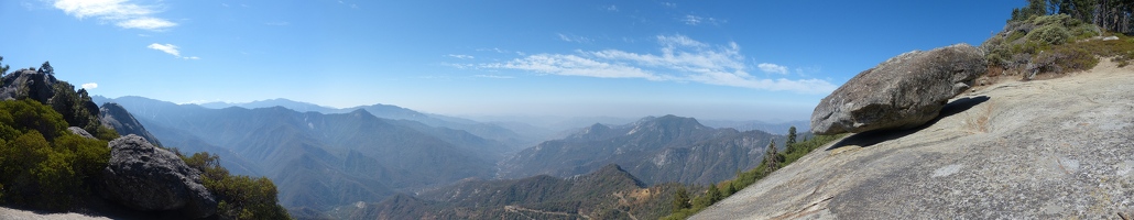 Panoramic view from Hanging Rock