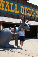 Jan with jackalope