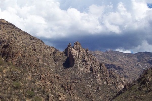 Rocks shaped like Snoopy