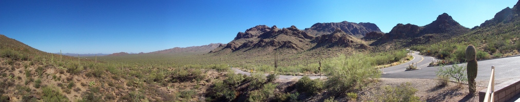 Panoramic desert