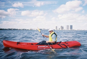 Kay in kayak